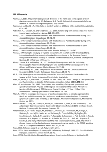 CPR Bibliography Adams, J.A., 1987. The primary ecological sub