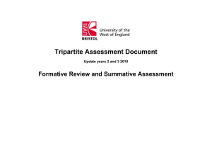 Tripartite Assessment Document Current Curriculum