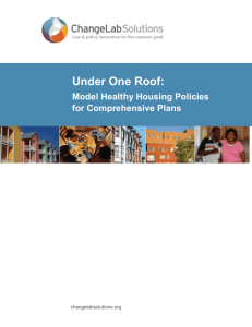 Model Healthy Housing Policies for
