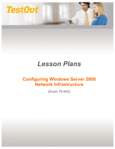 Configuring Windows Server 2008 Network Infrastructure