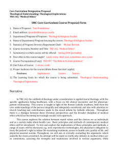 Proposal/Syllabus