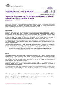 Increased literacy scores for Indigenous children in schools using