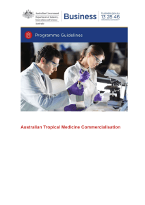 Australian Tropical Medicine Commercialisation