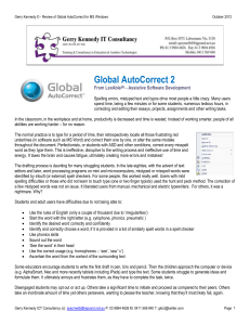 Review of the Global AutoCorrect Software for MS Windows