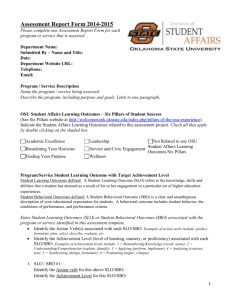 Student Affairs Assessment Template