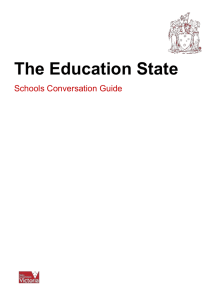 Education State Schools Conversation Guide (Word)