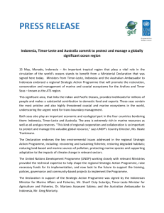 PRESS RELEASE Indonesia, Timor-Leste and Australia commit to