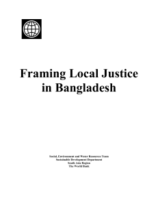 Framing Local Justice in Bangladesh