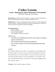 Codex Lesson Grade: Kindergarten and/or Elementary FLES/Spanish