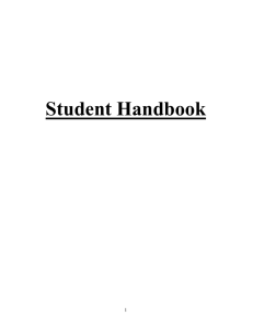 2015-2016 Student Handbook