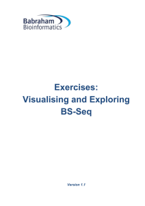 Visualising and exploring Exercises