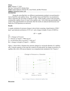 Microfluids Lab Memo