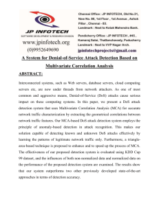 A System for Denial-of-Service Attack Detection Based on