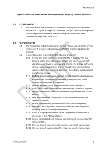 Attachment 3 DRAFT Physical and Virtual Infrastructure Advisory