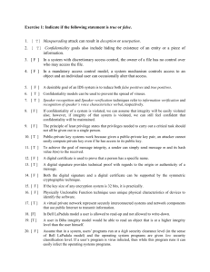 Answer Keys for Exercise 2