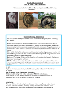 Darwin`s Daring Discoveries