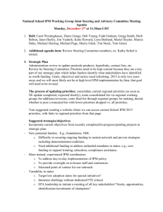 12-09-13 Steering Committee Meeting Minutes