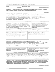 Sample Occupational Connection Sheet