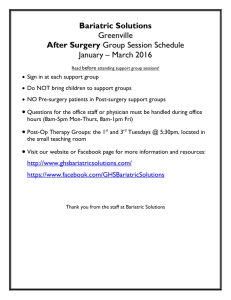 Greenville Post Surgery Support Group