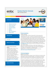 embc Weekly Brief for Schools 19th January 2015