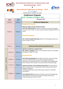 Bougainville - International Conference on Energy (ICOE) 2014