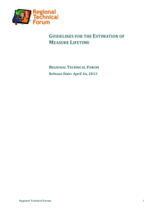 Guidelines for the Estimation of Measure Lifetime