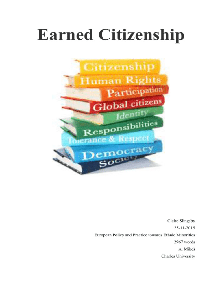 Earned Citizenship by Michael J. Sullivan