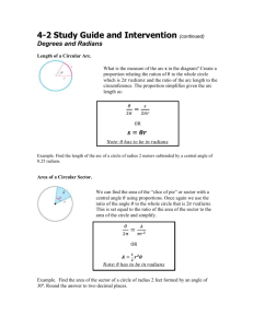 Degrees and Radians