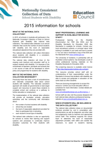 Schools Fact Sheet - Department of Education and Training