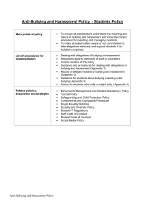 Sample Anti-Bullying and Harassment Policy.doc