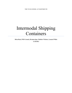 Intermodal Shipping Containers