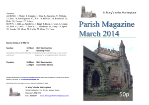 PARISHMAGmarch14 - Stockport Parish Church St Mary`s in