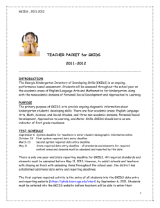 Guidelines - Teacher Packet