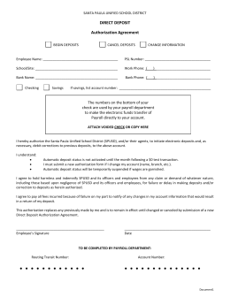 Large Deposit Explanation Letter