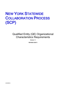Organizational Characteristics - New York eHealth Collaborative