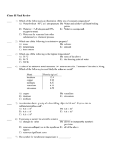 Final review test with answers