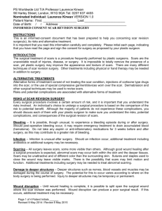 UK Scar Revision Consent Form - Laurence Kirwan MD FRCS FACS