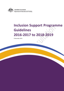 DOCX file of Inclusion Support Programme Guidelines
