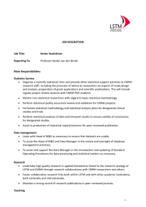 job description - Liverpool School of Tropical Medicine