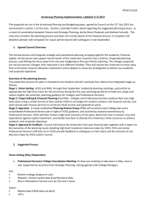 PPCAT/12/18 Armstrong Planning Implementation. Updated 11.9