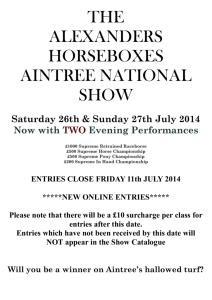 Class 15 - Aintree International Equestrian Centre