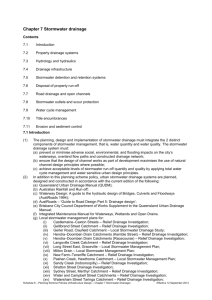 Chapter 7 Stormwater drainage