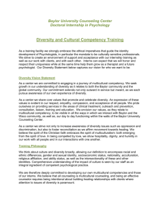 Diversity & Cultural Competency