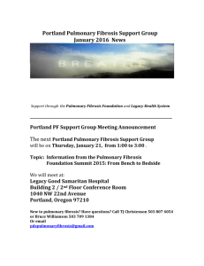 see flyer - Pulmonary Fibrosis Foundation
