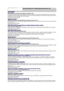 09 Sep 09 Research Fortnight Opportunities issue 330 United