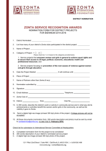 Service District Nomination Form