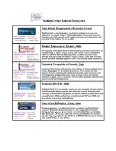Suggested Educator Resources
