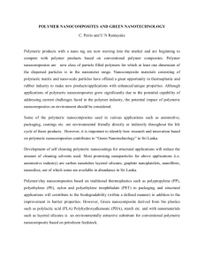 Polymer nanocomposites and Green nanotechnology