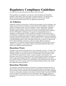 Regulatory Compliance Guidelines - AFD