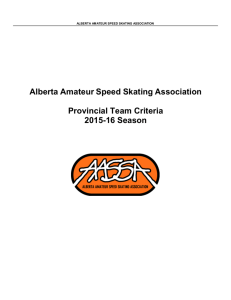 2015-16 Provincial Team Criteria